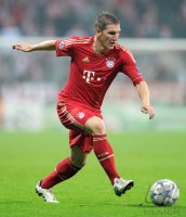 Fussball CHL  Saison 2011/2012:  Bastian Schweinsteiger (FC Bayern Muenchen)