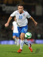 FUSSBALL INTERNATIONAL  EM 2012 - Qualifikation : Antonio CASSANO (Italien)