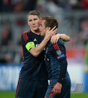 Fussball Champions League 13/14: JUBEL Mario Goetze (FC Bayern Muenchen)