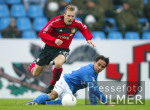 Fussball Bundesliga: Bochum - Leverkusen, Zweikampf