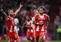 Fussball  Saisoneroeffnung 1. Bundesliga  25/26 
1. Spieltag: FC Bayern Muenchen - RB Leipzig