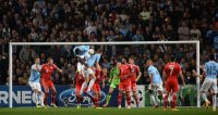 Fussball CHL  Saison 2013/2014: Manchester City - FC Bayern Muenchen