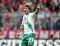 Fussball FC Bayern-Bremen; Schulz gibt die Richtung vor