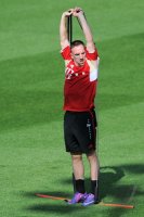 Fussball 1. Bundesliga 11/12: FC Bayern Muenchen Training in Doha