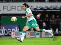 FUSSBALL 1. BUNDESLIGA: Bremen, PIZARRO Einzelaktion