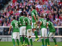 Fussball 1. Bundesliga Saison 14/15: FC Bayern Muenchen - Werder Bremen