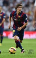 Fussball Primera Division El Clasico 14/15: Sergi Roberto (Barca)
