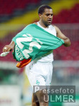 Fussball UI-CUP: Bremen - Pasching,  Ailton enttaeuscht