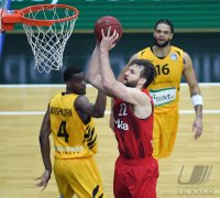 Basketball 1. Bundesliga 16/17 Hauptrunde: Walter Tigers Tuebingen - FC Bayern Muenchen