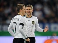 Fussball, International, Freundschaftsspiel: Deutschland, SCHWEINSTEIGER und HITZLSPERGER
