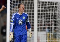 Fussball DFB Pokal Viertelfinale 13/14: Torwart Diego Benaglio (VfL Wolfsburg)