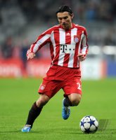 Fussball Champions League  Saison 2010/2011: Danijel Pranjic (FC Bayern Muenchen)