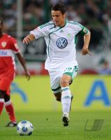 FUSSBALL, 1. BUNDESLIGA, WOLFSBURG, GENTNER EINZELAKTION