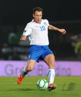 FUSSBALL INTERNATIONAL  EM 2012 - Qualifikation : Antonio CASSANO (Italien)
