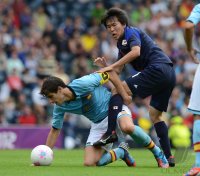 FUSSBALL Olympia 2012 Maenner: Spanien - Japan