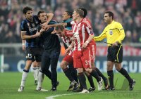 Fussball CHL  Saison 2010/2011: FC Bayern Muenchen - Inter Mailand