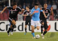 Fussball CHL  Saison 2011/2012: SSC Neapel - FC Bayern Muenchen