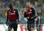 Fussball 1. Bundesliga: Bremen -Bayern, enttaeuschte Bayern