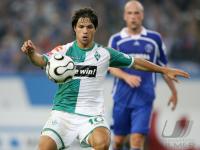 Fussball 1. Bundesliga: Werder, DIEGO Einzelaktion