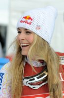SKI Weltcup  Damen  ST. Moritz:  Lindsey VONN (USA)