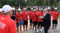 Beachsoccer Nationalteam von Tahiti besucht die FIFA
