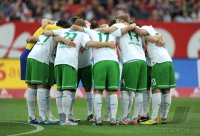 Fussball 1. Bundesliga, Saison 2011/2012:  VERSCHWOERUNG vom SV Werder Bremen vor dem Spiel
