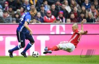 Fussball 1. Bundesliga Saison 16/17: FC Bayern Muenchen - FC Schalke 04