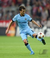 Fussball CHL  Saison 2014/2015: David Silva (Manchester City)