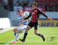 Fussball 2. Bundesliga: Daniel Brosinski (MSV Duisburg) gegen Andreas Schaefer (FC Ingolstadt )