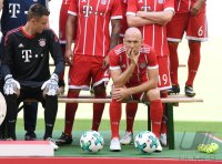 Fussball 1. Bundesliga 2017/2017: Fototermin beim FC Bayern Muenchen