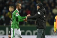 Fussball, 1. Bundesliga  Saison 2014/2015: SV Werder Bremen - Borussia Dortmund