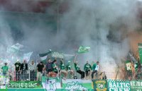 FUSSBALL  DFB Pokal 1. Hauptrunde 2011: Werder Fankurve im Nebel, Rauch