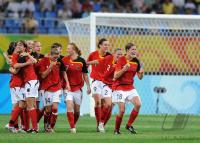 FUSSBALL  Olympia 2008   Viertelfinale  Frauen   Schweden - Deutschland