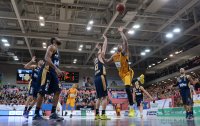 Basketball 1. Bundesliga  13/14  Walter Tigers Tuebingen  - Alba Berlin
