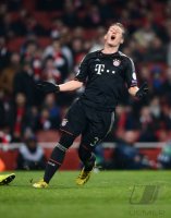 FUSSBALL INTERNATIONAL CHL ACHTELFINALE 12/13:  FC Arsenal London - FC Bayern Muenchen