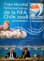 Fussball Frauen FIFA U 20  WM  2008      Pressekonferenz FIFA Praesident Joseph S. Blatter