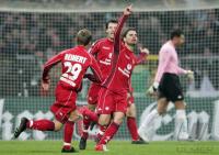 Fussball 1. Bundesliga: Bremen - Kaiserslautern, JUBEL SKELA