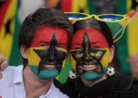 FUSSBALL WM 2010, VIERTELFINALE: Uruguay - Ghana