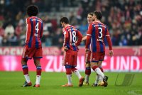 Fussball 1. Bundesliga Saison 14/15: FC Bayern Muenchen - FC Schalke 04