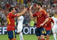 Fussball International Europameisterschaft 2012: Spanien - Frankreich