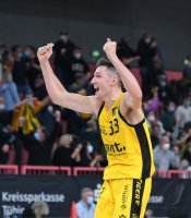 Basketball 2. Bundesliga 2021/2022: Tigers Tuebingen - wiha Panthers Schwenningen