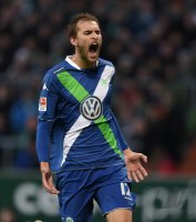 Fussball, 1. Bundesliga  Saison 2014/2015: SV Werder Bremen - VfL Wolfsburg