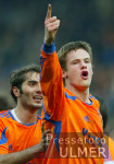 Fussball 1. Bundesliga: Bochum - Schalke, Jubel SCHALKE N. 1:2