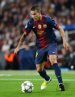 FUSSBALL INTERNATIONAL CHL 12/13: Cristian Tello (Barca)