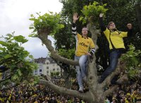 Fussball Deutscher Meister 2010/2011 Borussia Dortmund: Meisterfeier auf dem Borsigplatz