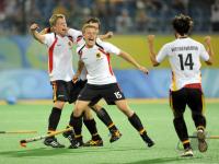 HOCKEY  Olympia 2008  Peking  Finale Deutschland - Spanien