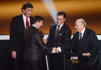 Fussball International  FIFA Ballon d Or 2012:  Weltfussballer 2012 Lionel Messi (Argentinien)