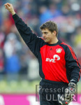 Fussball 1. Bundesliga: Bayern - Leverkusen, Butt