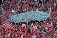 Fussball 1. Bundesliga : DEUTSCHER MEISTER FC Bayern Muenchen; JUBEL FANS