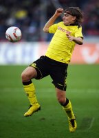 Fussball: 1. Bundesliga Saison 2010/2011, Dortmund: SCHMELZER am Ball